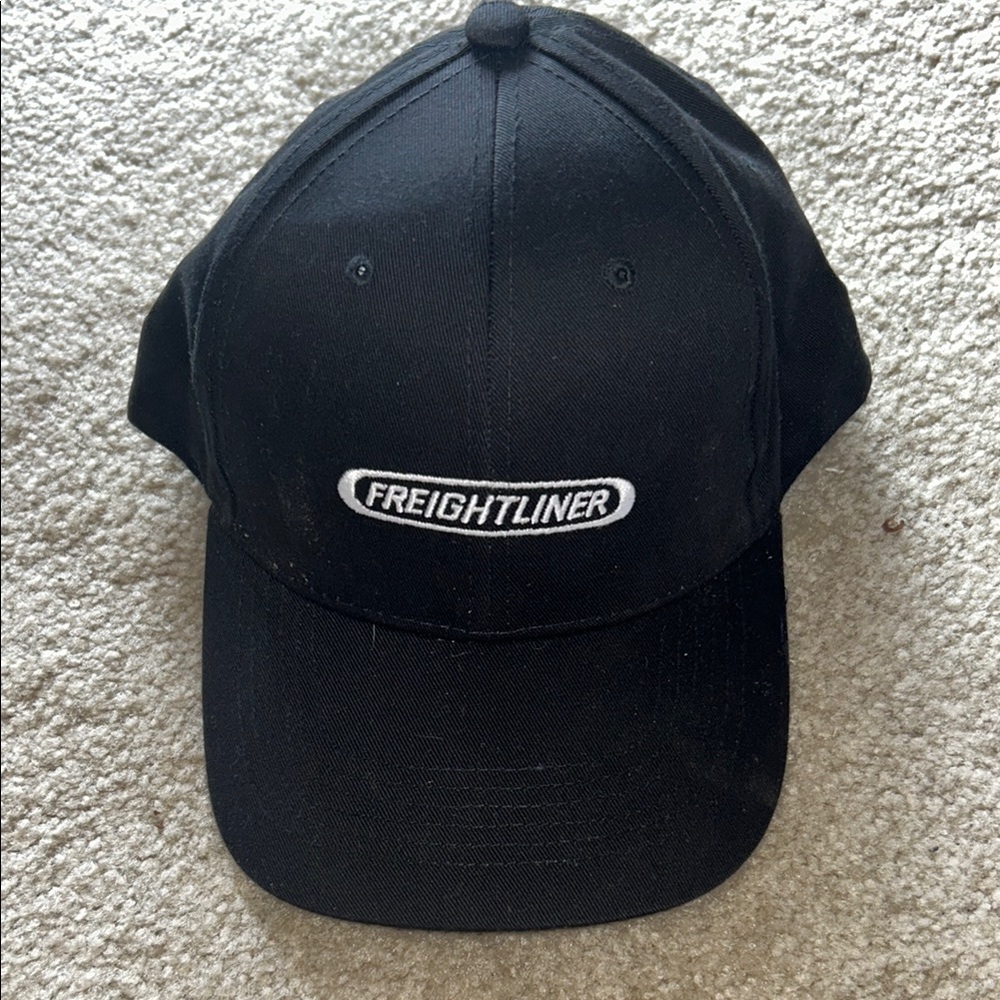 Freightliner Black Hat with Embroidered Logo. New without tags